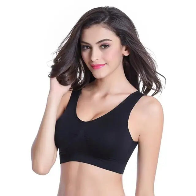 Women Wireless Seamless Yoga Bra Adjustable Fitness Vest