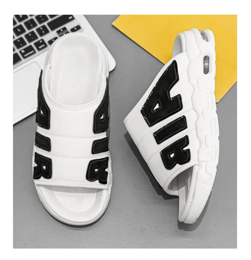 Men's Slippers 2025 Summer Breathable Slippers Large Fashion Platform Casual Shoes for Men New Light Sneakers Zapatos De Hombre