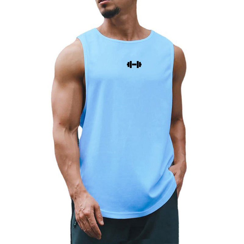 Men Summer Gym Tank Top Fitness Sleeveless Vest
