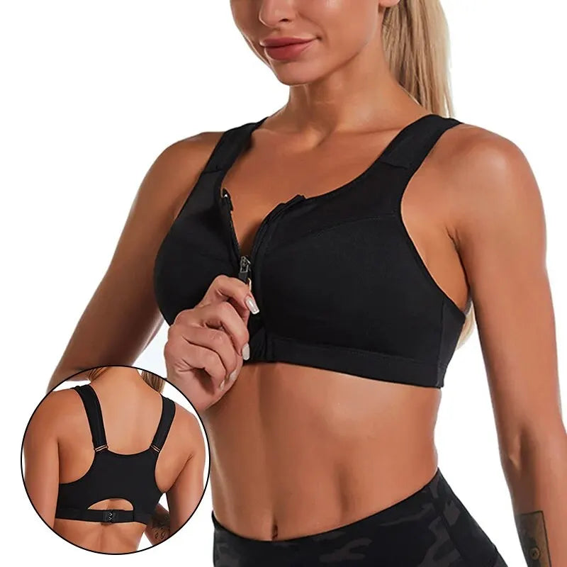 Women Shock Absorbing Yoga Sports Bra Quick Dry Fitness Top