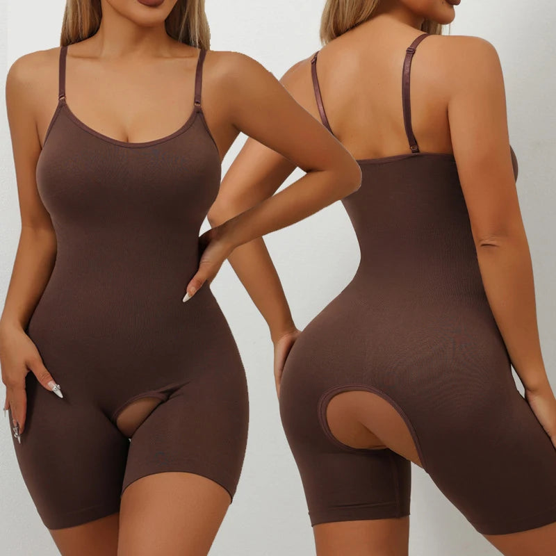 Seamless Tummy Control Full Body Shapewear Bodysuit for Women
