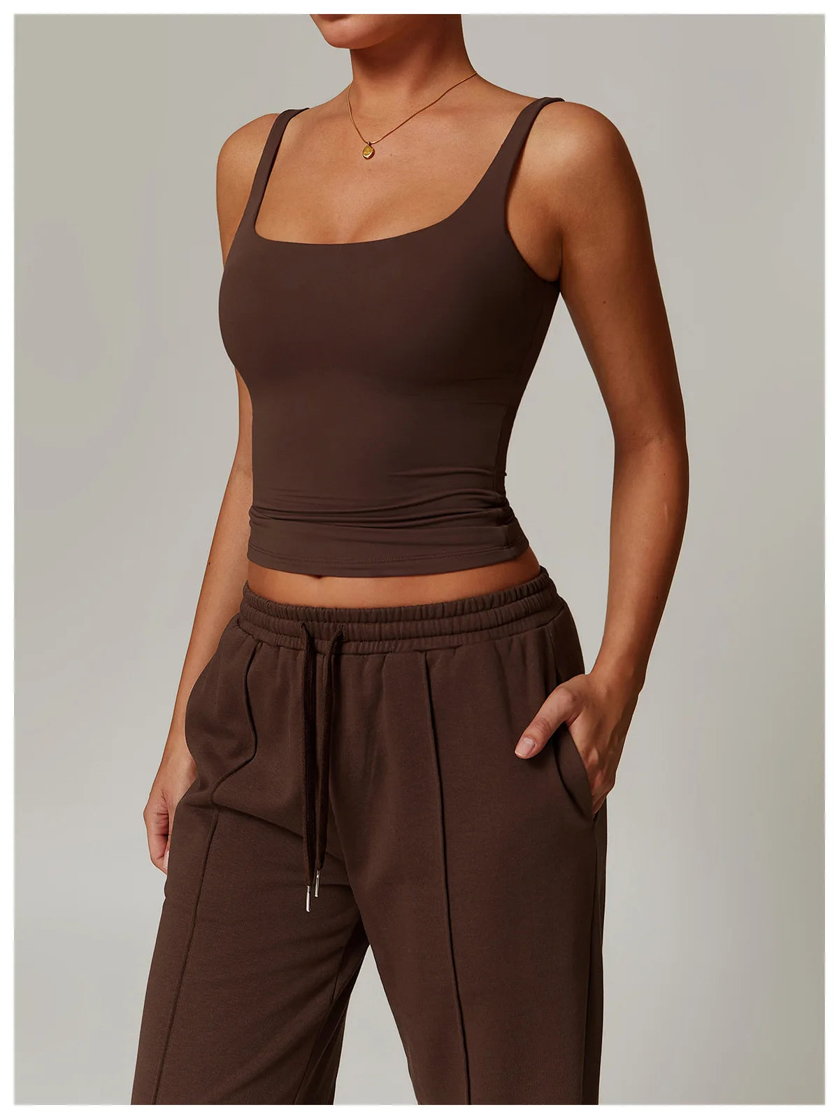 Women Quick Dry Yoga Tank Top U Back Fitness Vest
