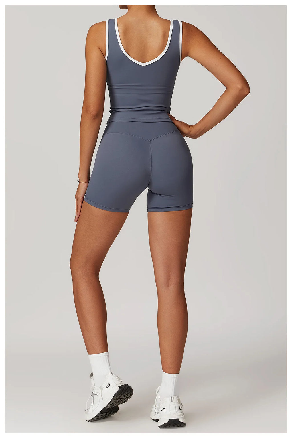 Women 2 Piece Yoga Set Sports Bra and Shorts Fitness Outfit