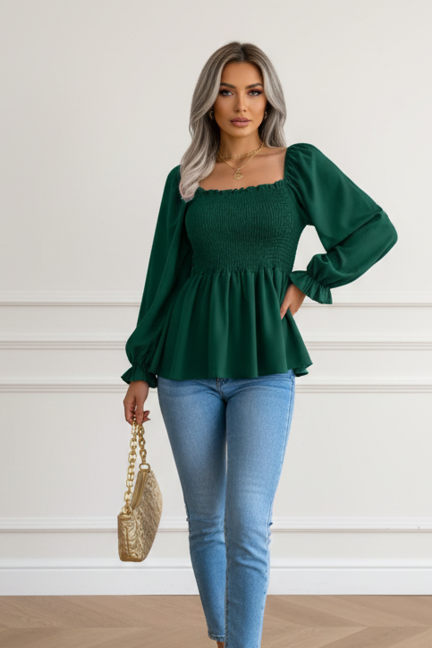 Womens Loose Fit Chiffon Blouse