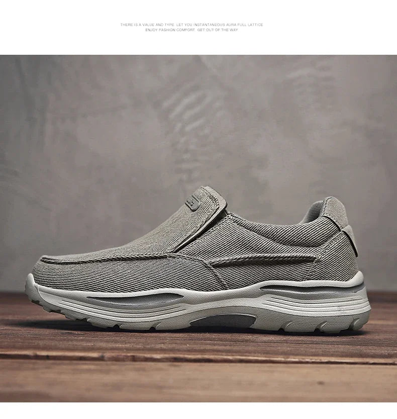 Men Lightweight Canvas Casual Sports Loafers