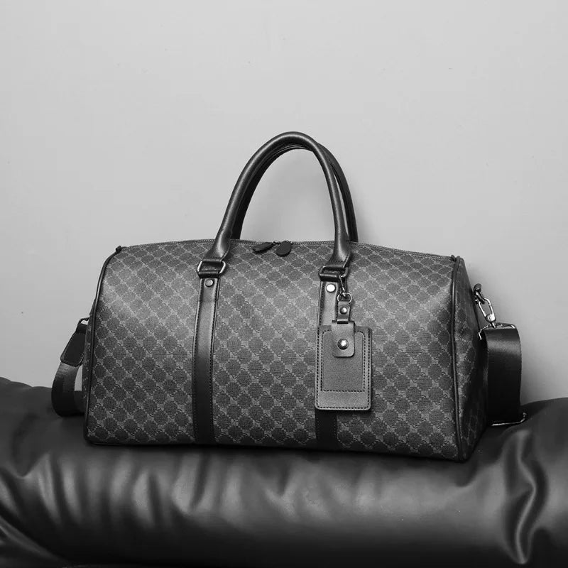 Large Capacity Luxury Top Handle Travel Tote Bag for Men