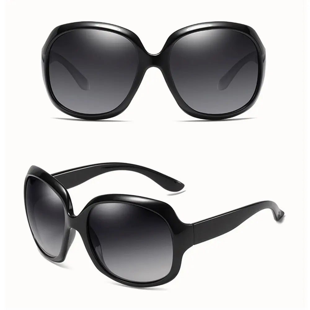 Women Polarized Square Oversized UV400 Vintage Sunglasses