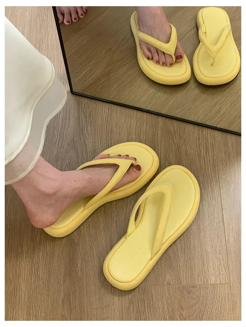Women Open Toe Summer Slide Slippers