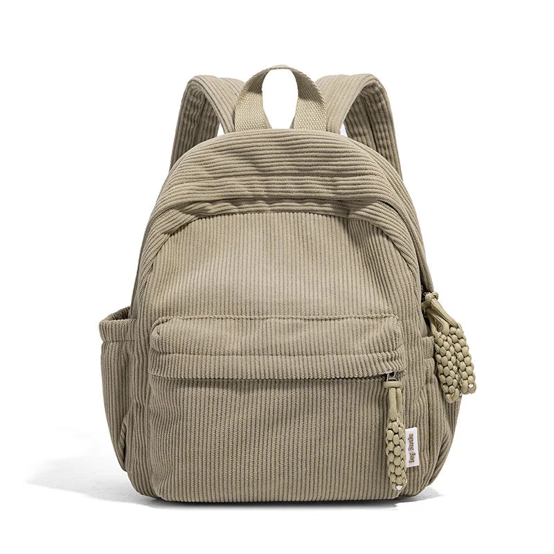 Large Capacity Corduroy Backpack for Women