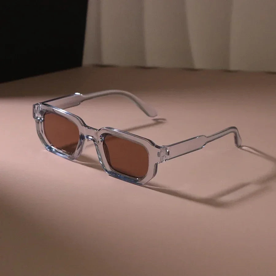 Men Luxury Rectangle Designer Casual Fashion Sunglasses