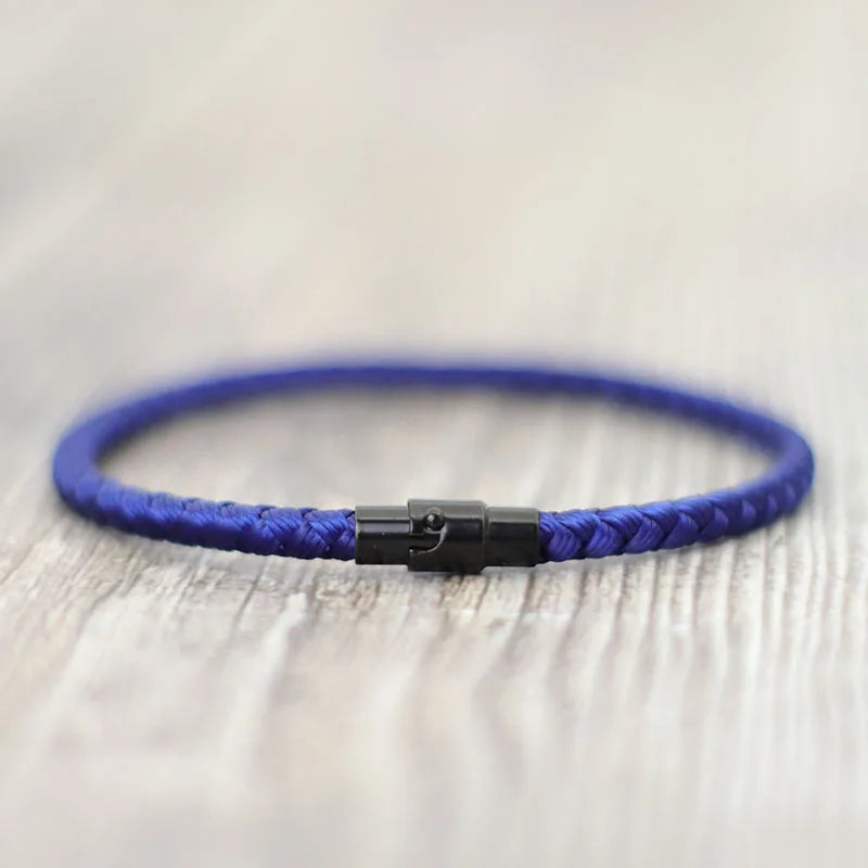 Men Thread Magnetic Lucky Rope Bracelet