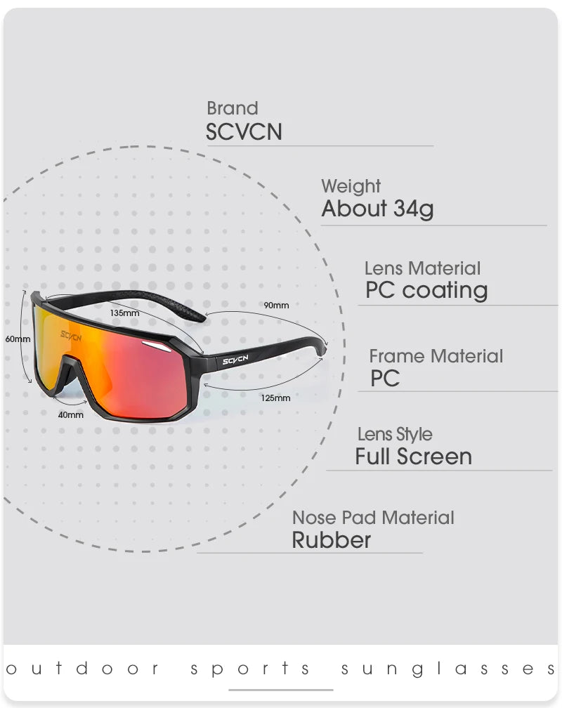 Men New Cycling Sunglasses UV400 Goggles