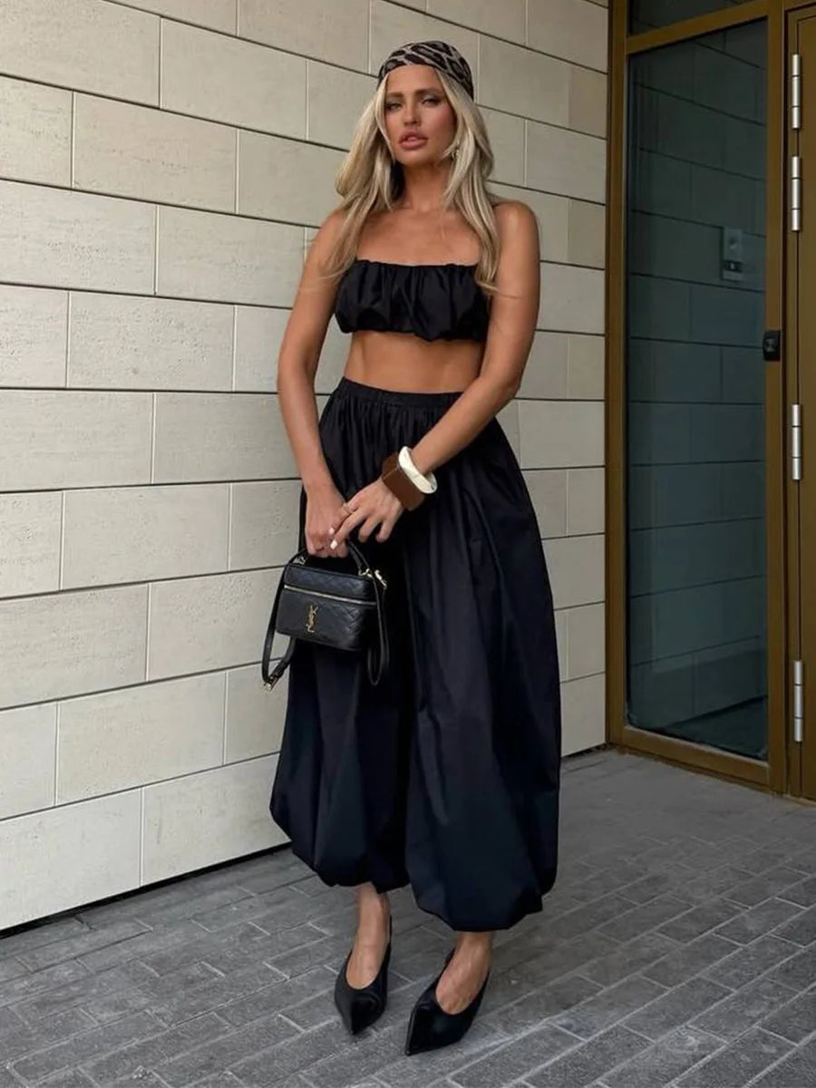 Women Autumn Cotton Loose Style Wide Pants
