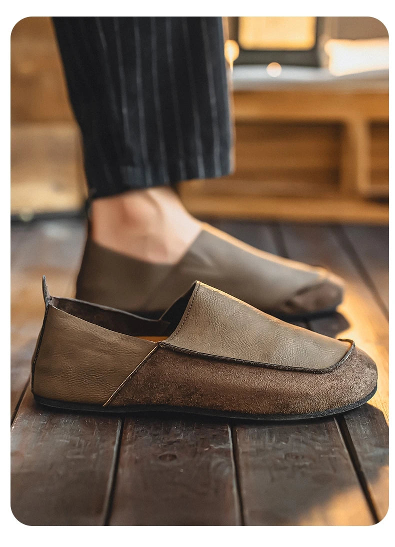 Man Loafers Outdoor Walking Fashion Casual Shoes