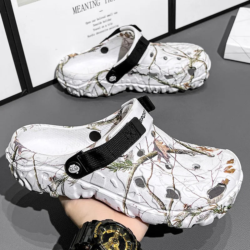 Mens Classic Outdoor Anti-Slip Garden Clog Sandals