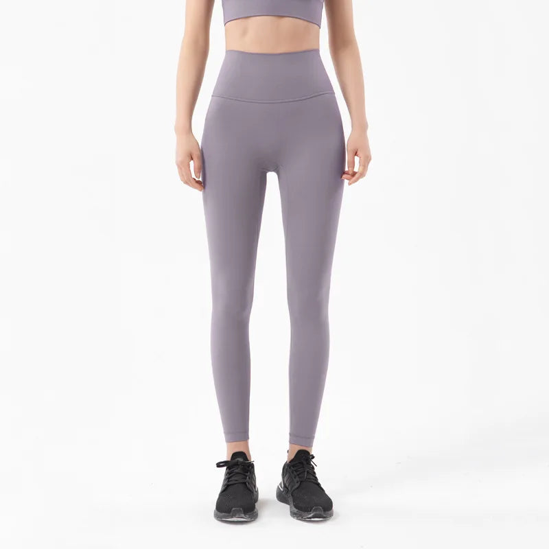 High Waist Nylon Yoga Leggings for Women
