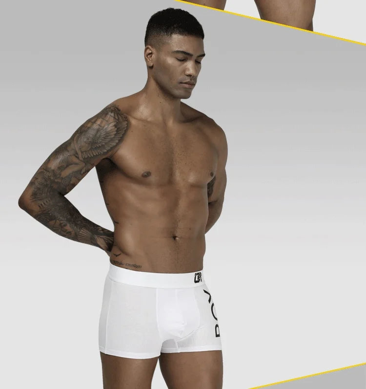 Cotton Breathable U Pouch Boxer Shorts for Men