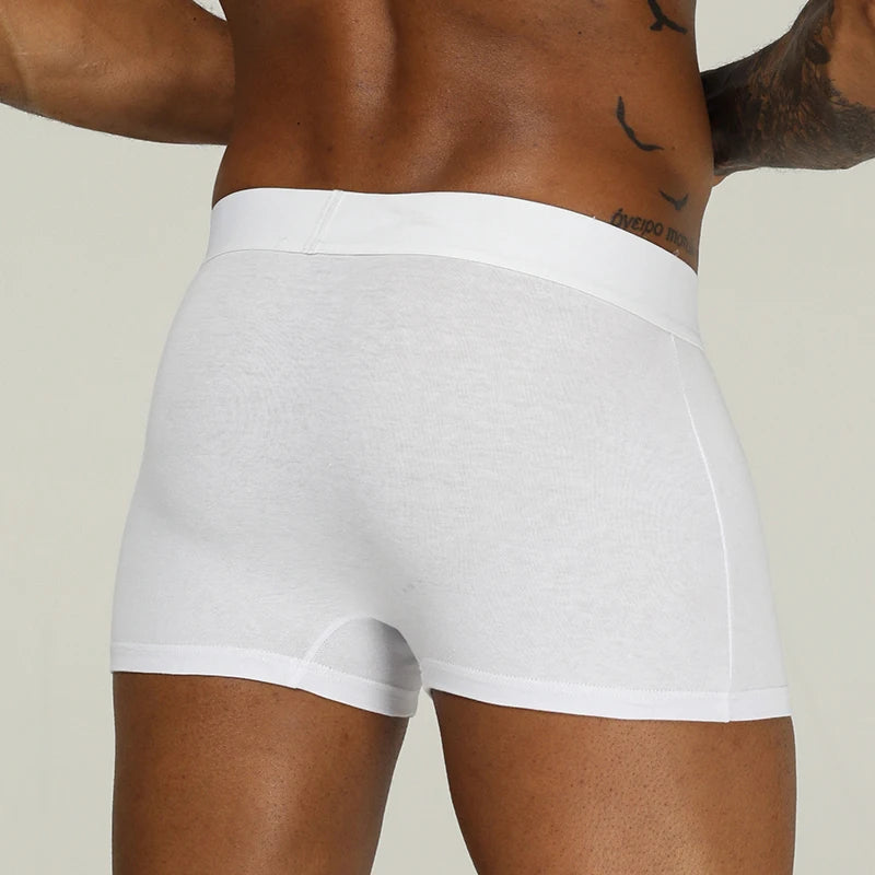 Cotton Breathable U Pouch Boxer Shorts for Men