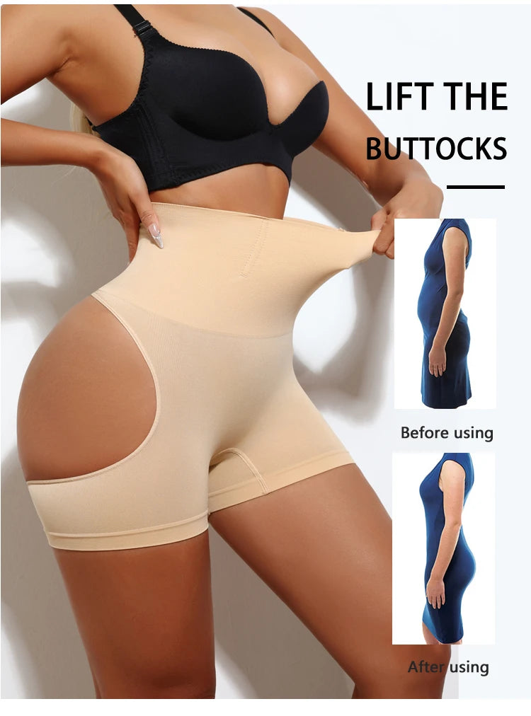 High Waist Butt Lifter Shapewear Shorts for Women