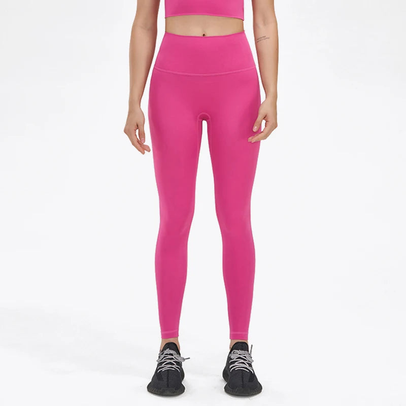 High Waist Nylon Yoga Leggings for Women