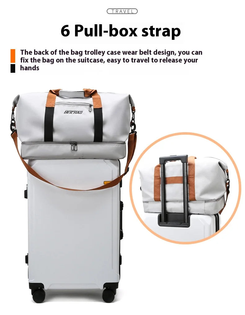 Large Capacity Waterproof Travel Duffel Bag for Men