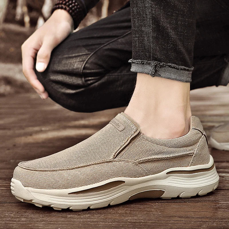 Men Lightweight Canvas Casual Sports Loafers