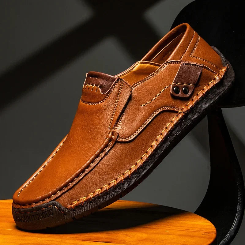Men Breathable Slip on Italian Driving Shoes Loafers