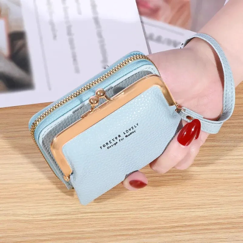 Large Capacity Wristlet Wallet Card Holder for Women