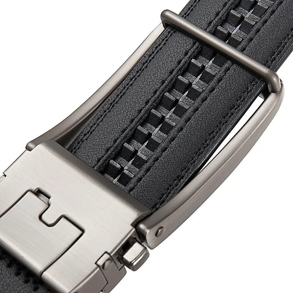 Men Luxury Brand Designer Fashion Automatic Buckle Click Belt