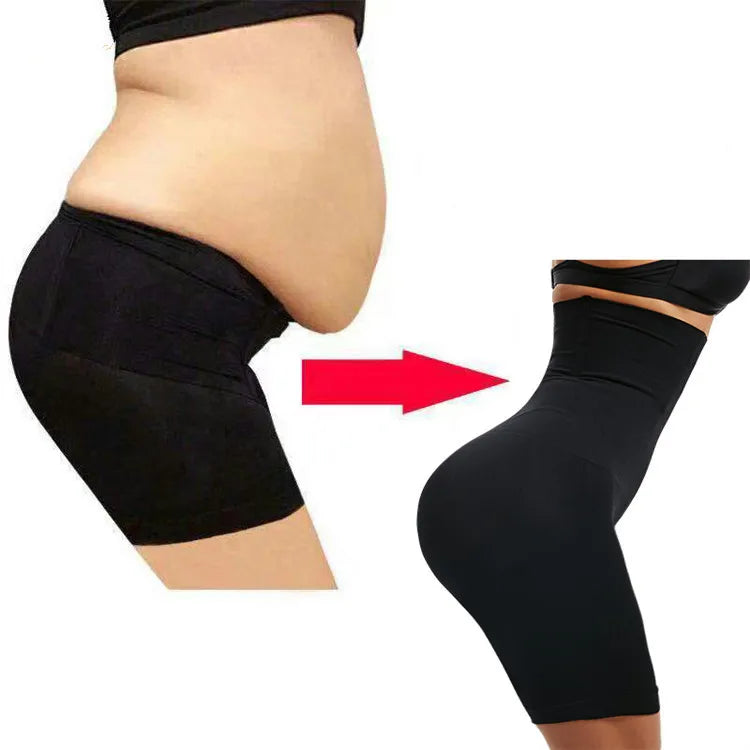 High Waist Tummy Control Mid Thigh Body Shaper Shorts for Women
