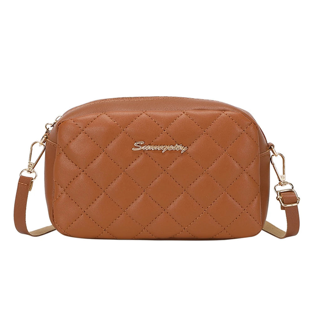 Tassel Embroidered Chain Crossbody Camera Bag for Women