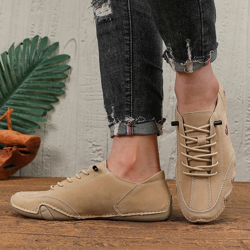 Women Classic Loafers Trendy Durable Artificial Leather Shoes