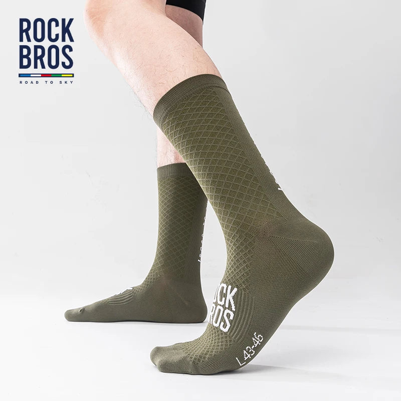 Shock Absorbing Breathable Cycling Socks for Men