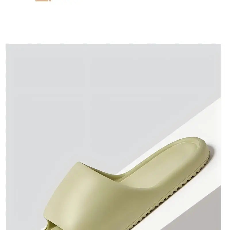 Men's Classy  Slippers for Women's Home Use Thick-Soled Indoor Summer Bread Sandals for Men's Couples Bathroom Bathing Non-Slip Slippers
