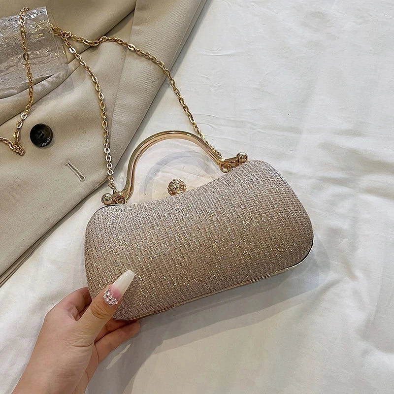 Chain Evening Shoulder Crossbody Bag for Women