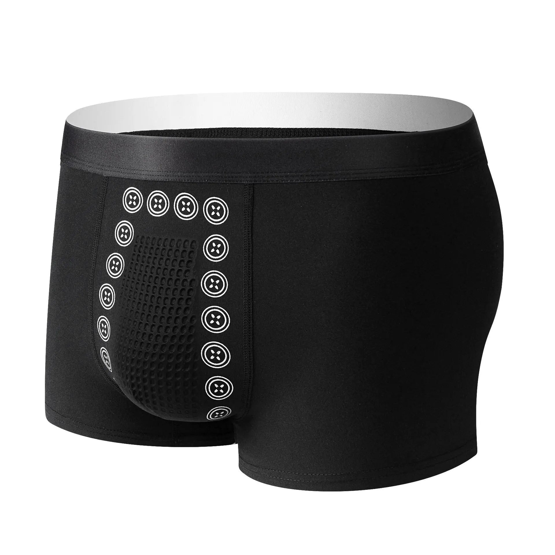 Seamless Mid Waist Boxer Briefs for Men