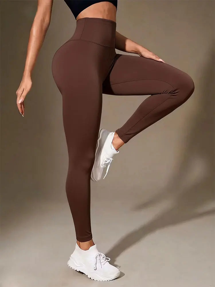Women High Waist Yoga Leggings Breathable Fitness Running Pants