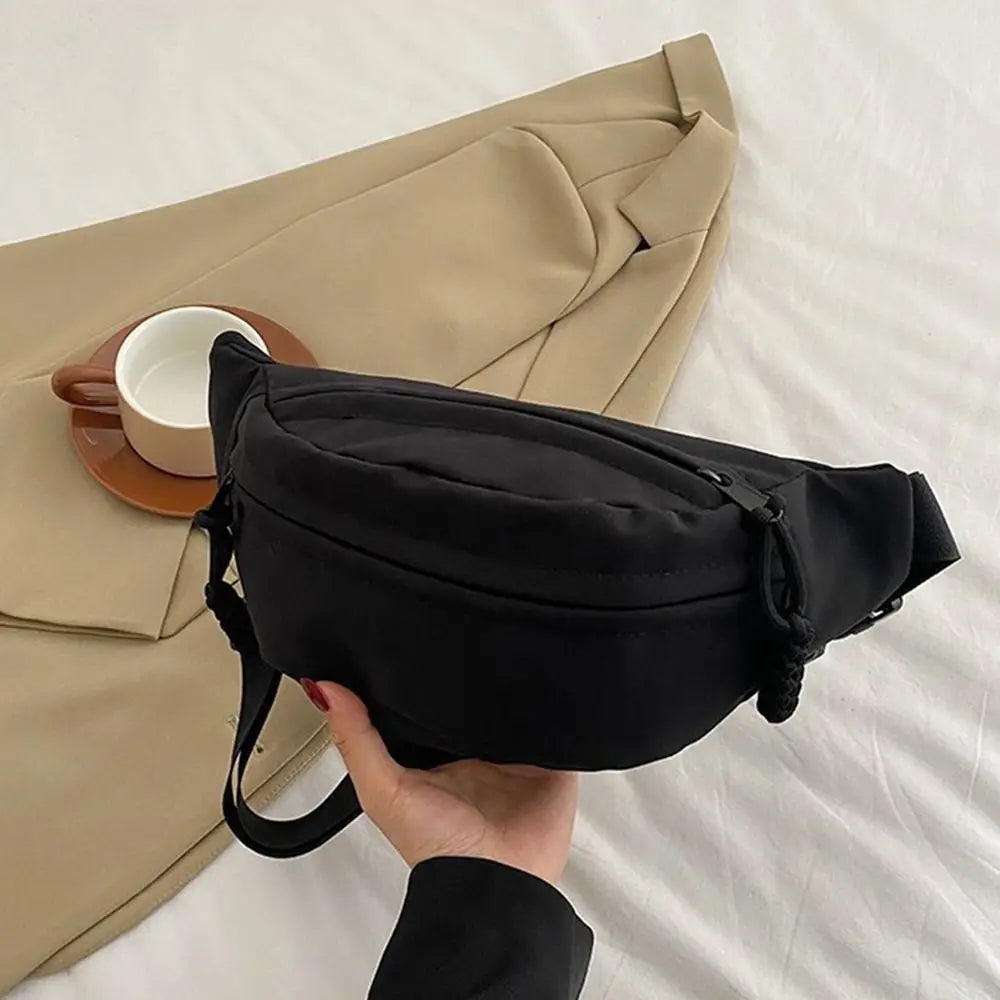 Waterproof Canvas Crossbody Chest Waist Bag for Women