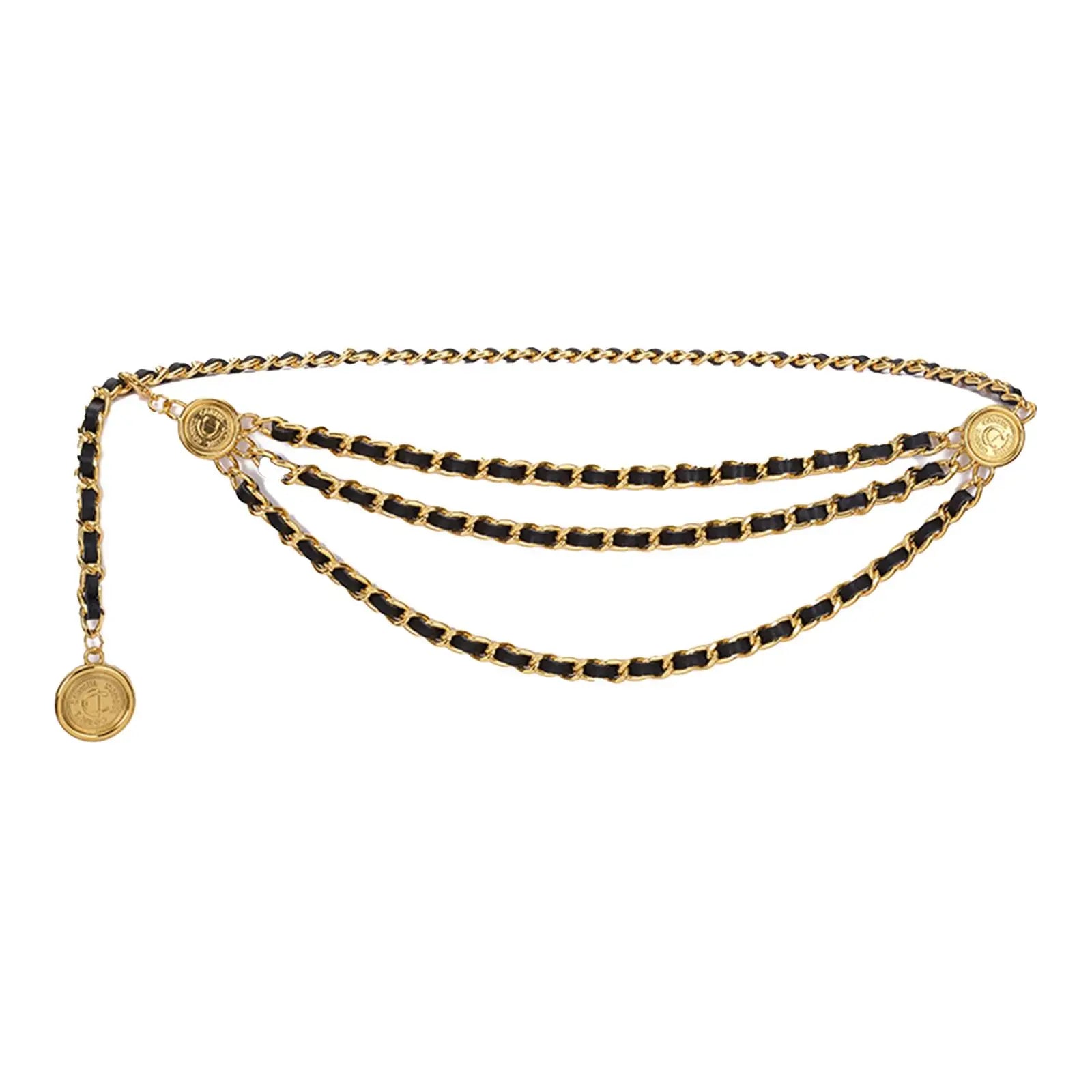 Women Adjustable Tassel Waist Chain Belt Body Jewelry