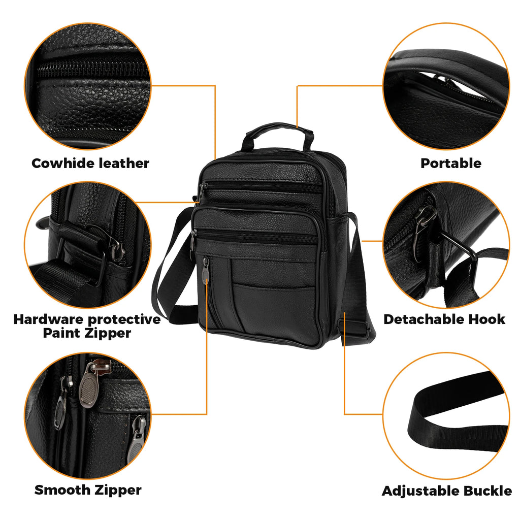 Small Adjustable Strap Crossbody Shoulder Chest Bag for Men
