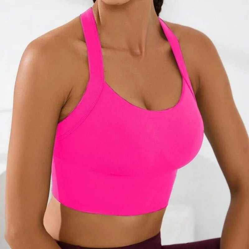 Women Cross Back Adjustable Sports Bra