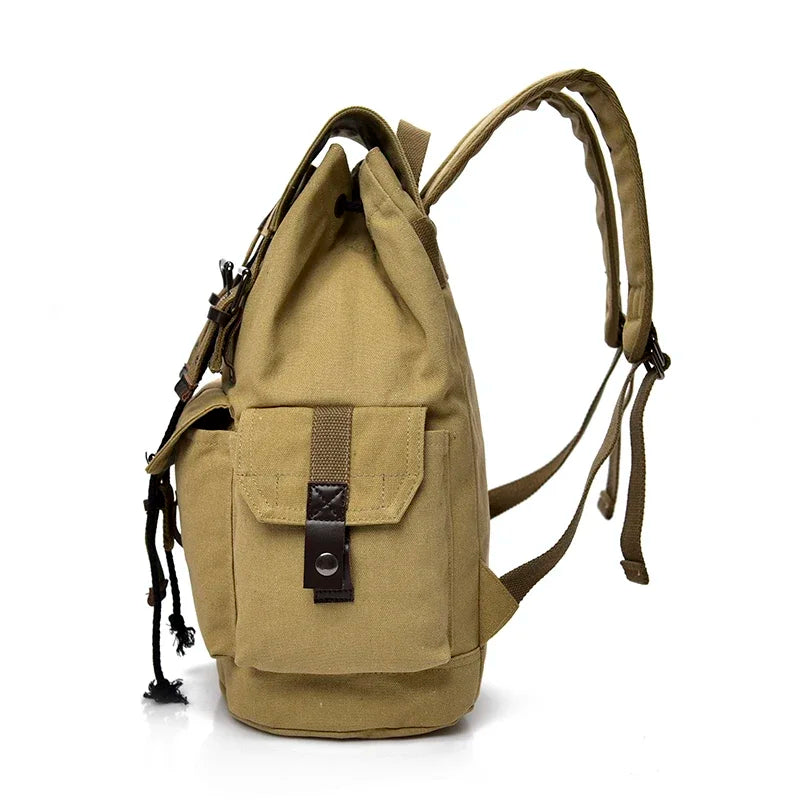 Large Capacity Canvas Backpack for Men