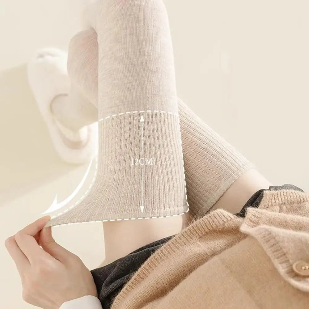 Winter Thigh High Socks for Women Long Velvet Over The Knee Socks