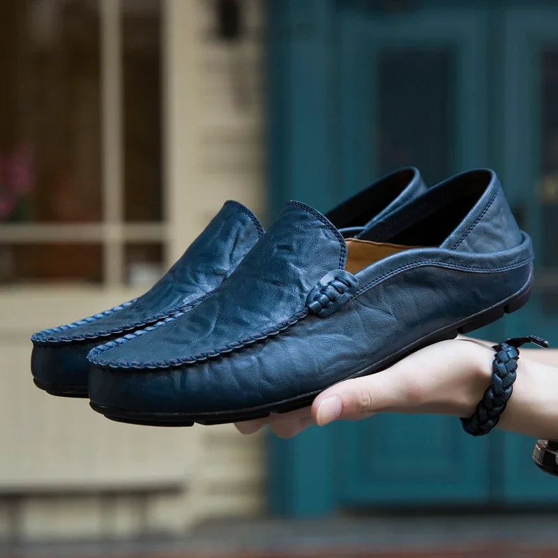 Men Shoes Casual Genuine Leather Loafers