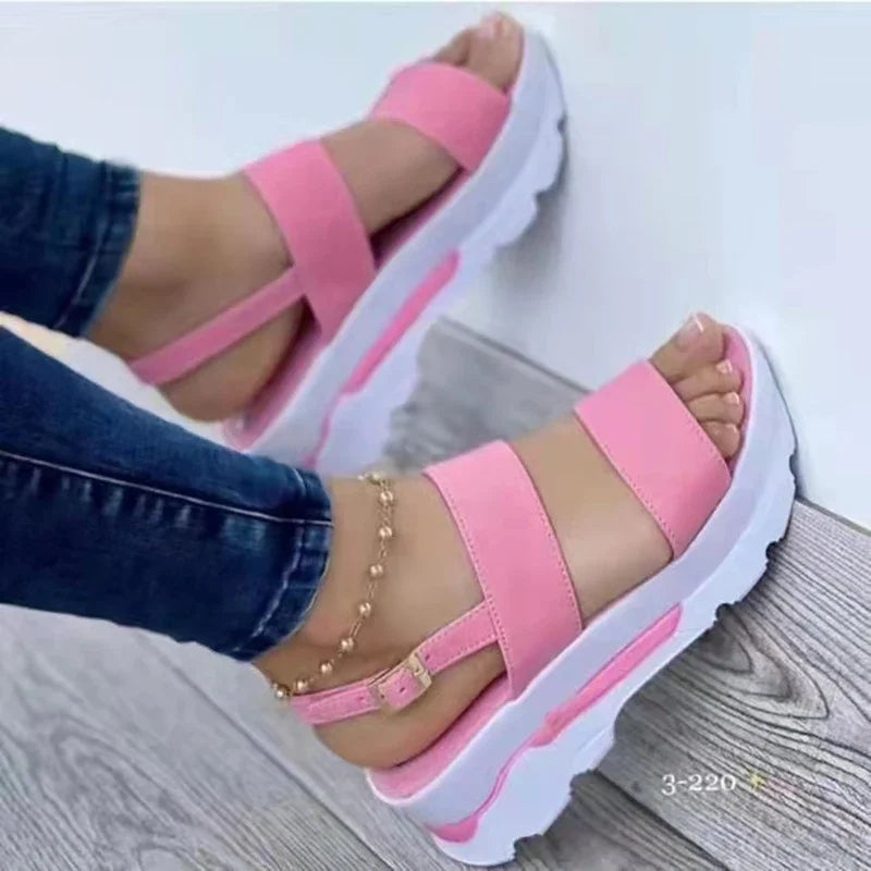 Women Heeled Fashion Wedges Sandals