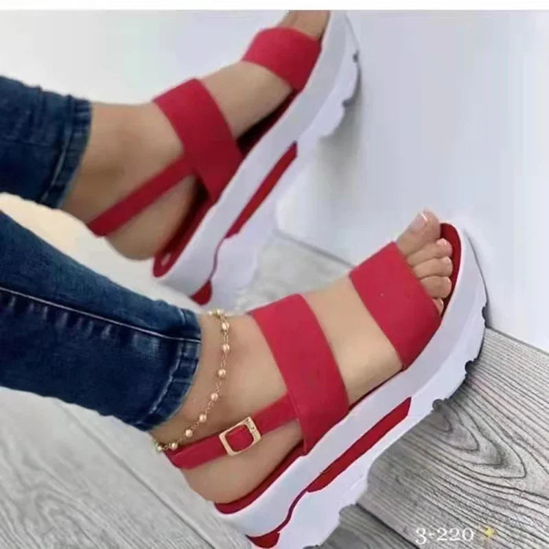 Women Heeled Fashion Wedges Sandals