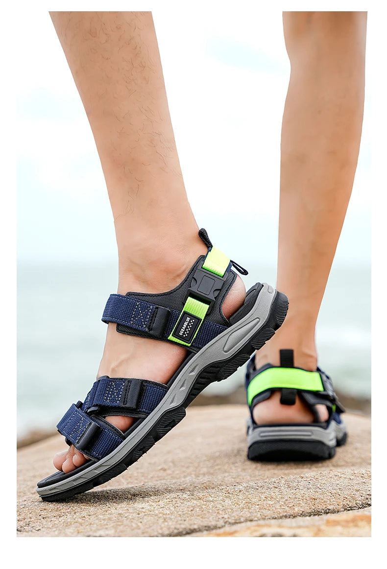 Men Breathable Wear-Resistant Hiking & Walking Sandals