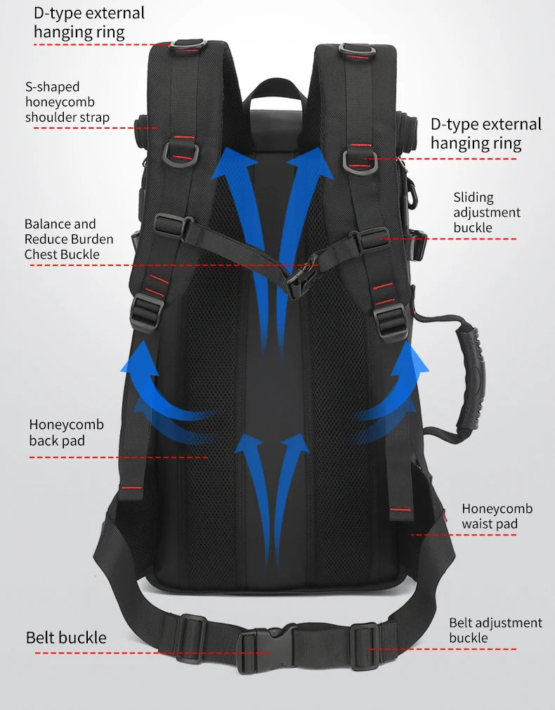 Large Capacity Travel Backpack for Men