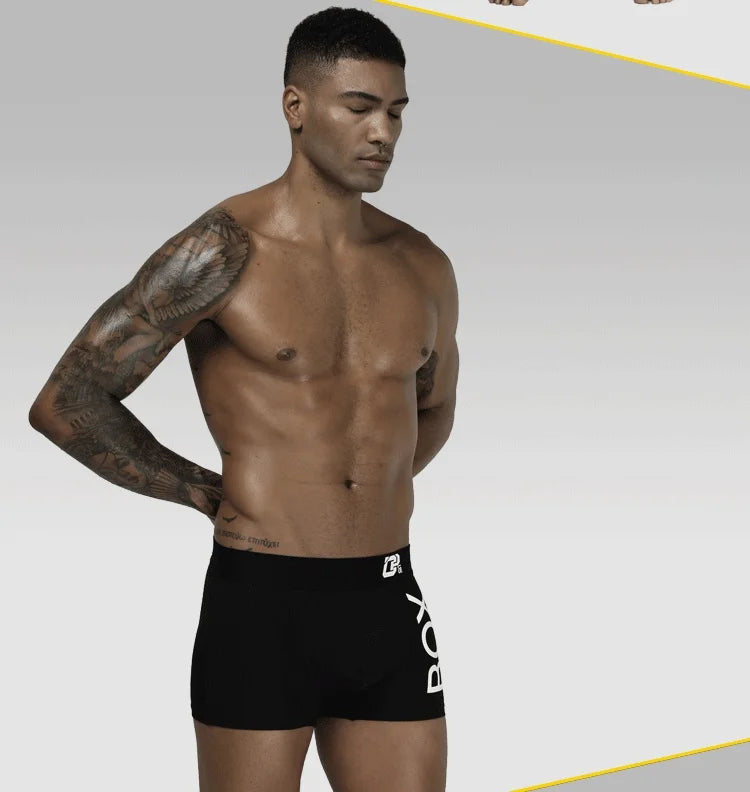 Cotton Breathable U Pouch Boxer Shorts for Men