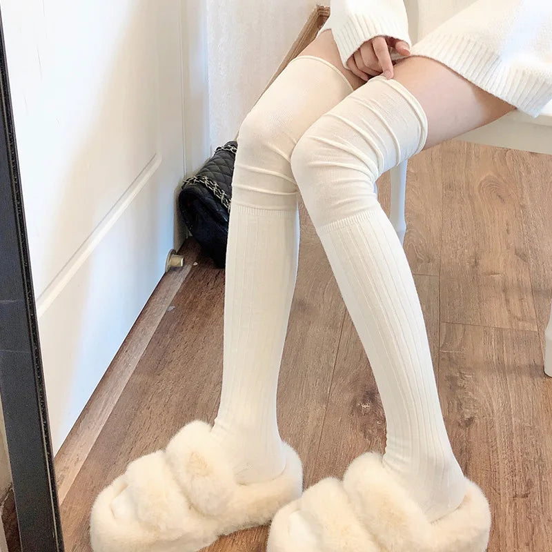 Thick Knit Over Knee Warm Socks for Women